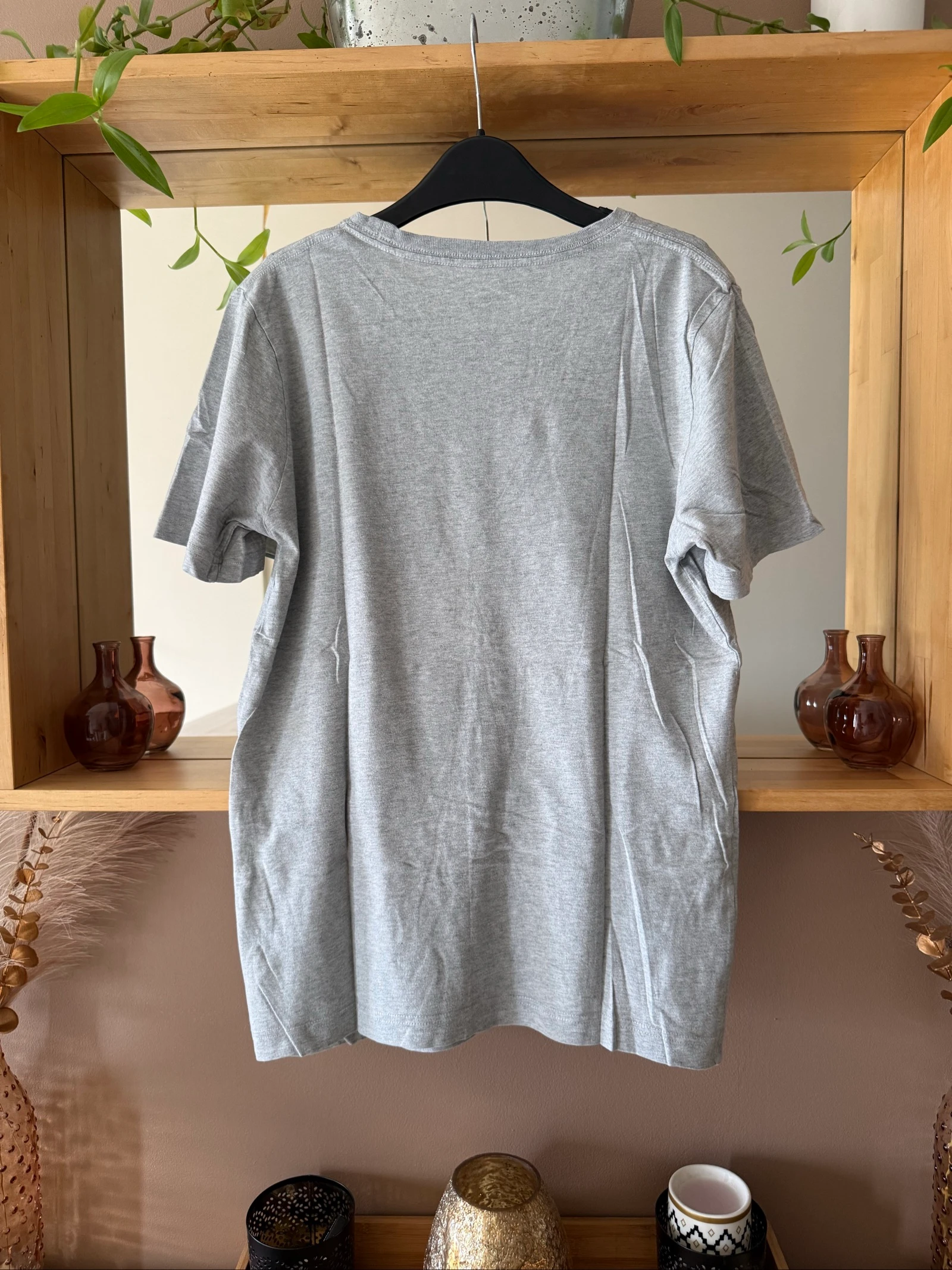 Levi's teen 16 years old / 176 cm T-shirt – Heather gray – Green logo – Very good condition – photo 2